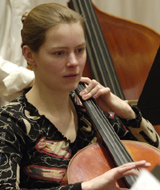 Sabine Balasse, violoncelle de l'orchestre